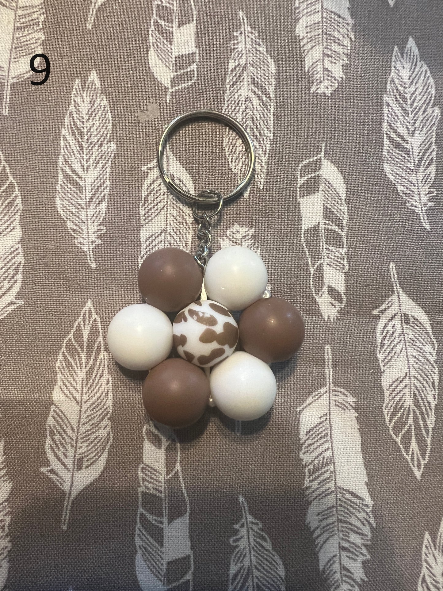 Premade Flower Keychain